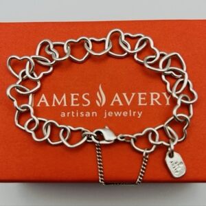 📿James Avery🆕Connected Hearts Charm Bracelet